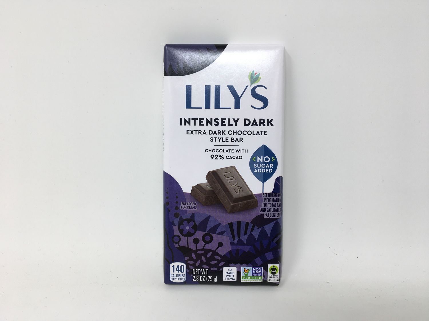 Lilys Intensely 92%Extra Dark Choc Bar(Lilys)