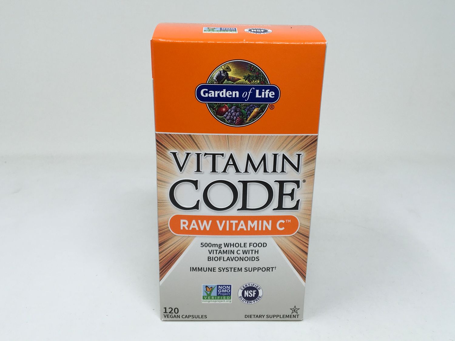 Vitamin Code Raw Vitamin C 500mg 120caps(Garden of Life)