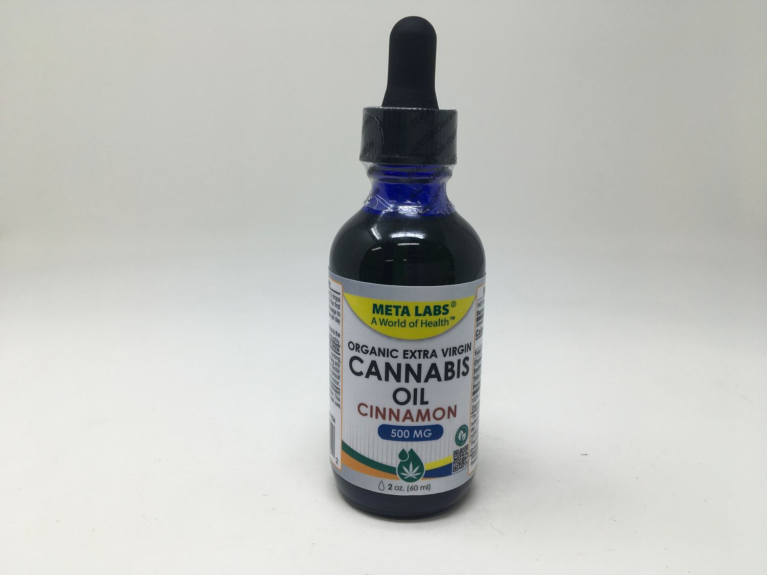 CBD Oil 500 mg  2 fl. oz. (Meta Labs) Cinnamon