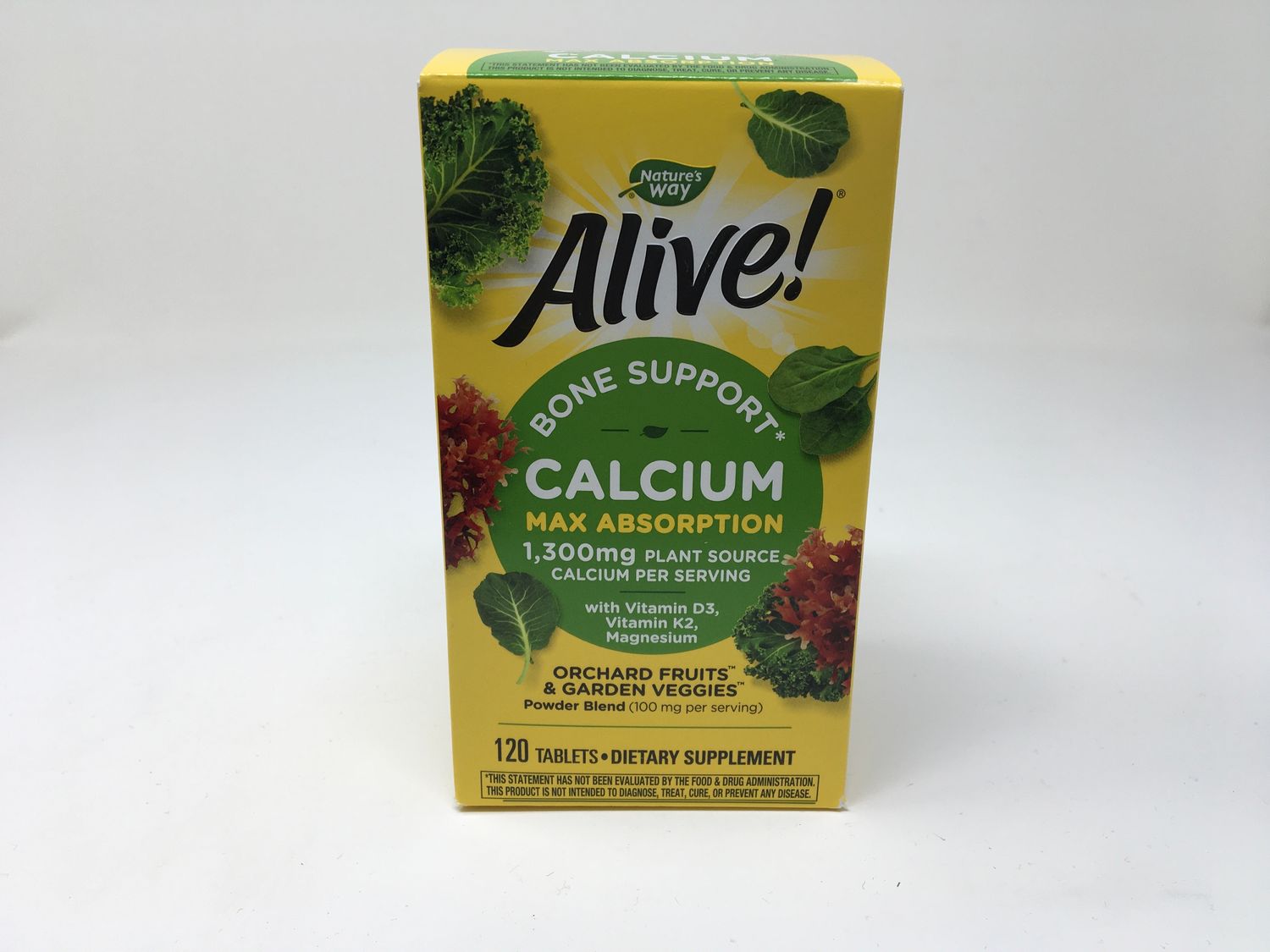 Alive Calcium  120 Tablets(Natures  Way)