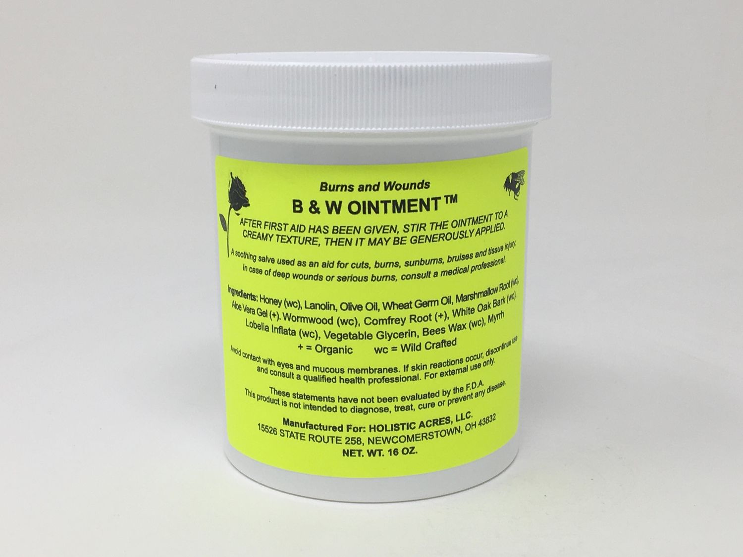 B &amp; W Salve 16 oz