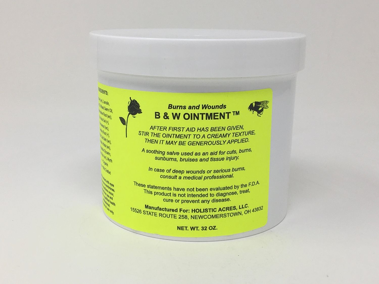 B &amp; W Salve 32 oz