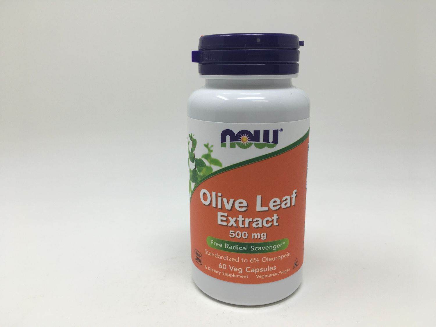 Olive Leaf Extract (Now) 60vcap 6% 500mg 4723