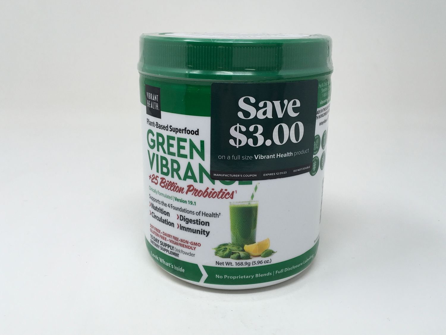 Green Vibrance  (Vibrant Health) 5.96 oz