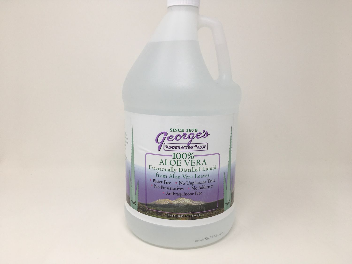 Aloe Vera Juice Distilled Liquid (George&#39;s) 1 Gallon