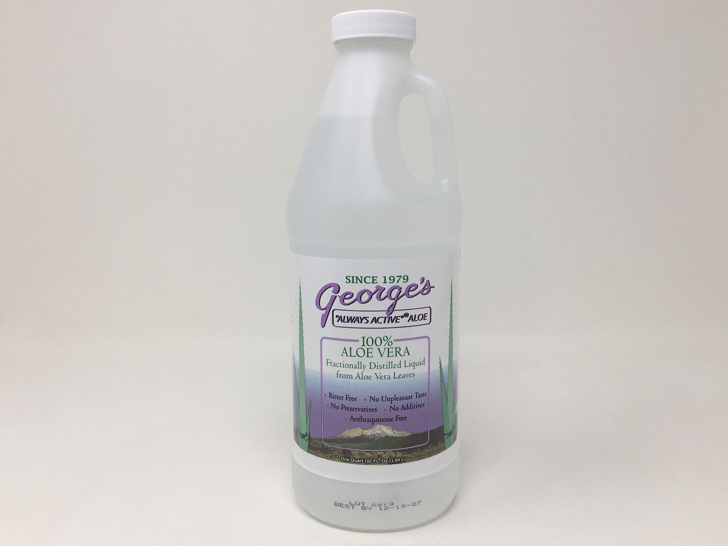 Aloe Vera Juice Distilled Liquid (George&#39;s) 32 oz