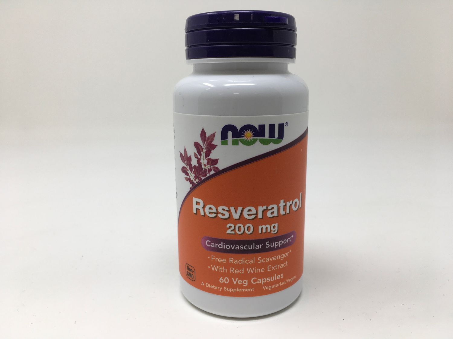 Resveratrol (Now) 200mg 60 Vcaps