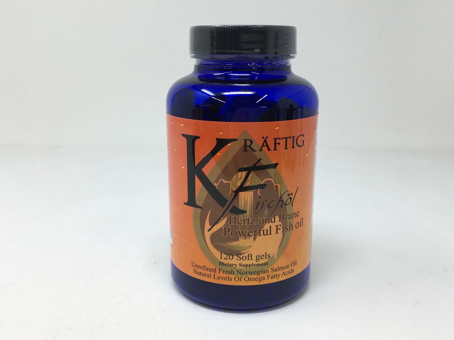 Kraftig Fischol (Powerful Fish  Oil) 120sg (Foundation of Life)