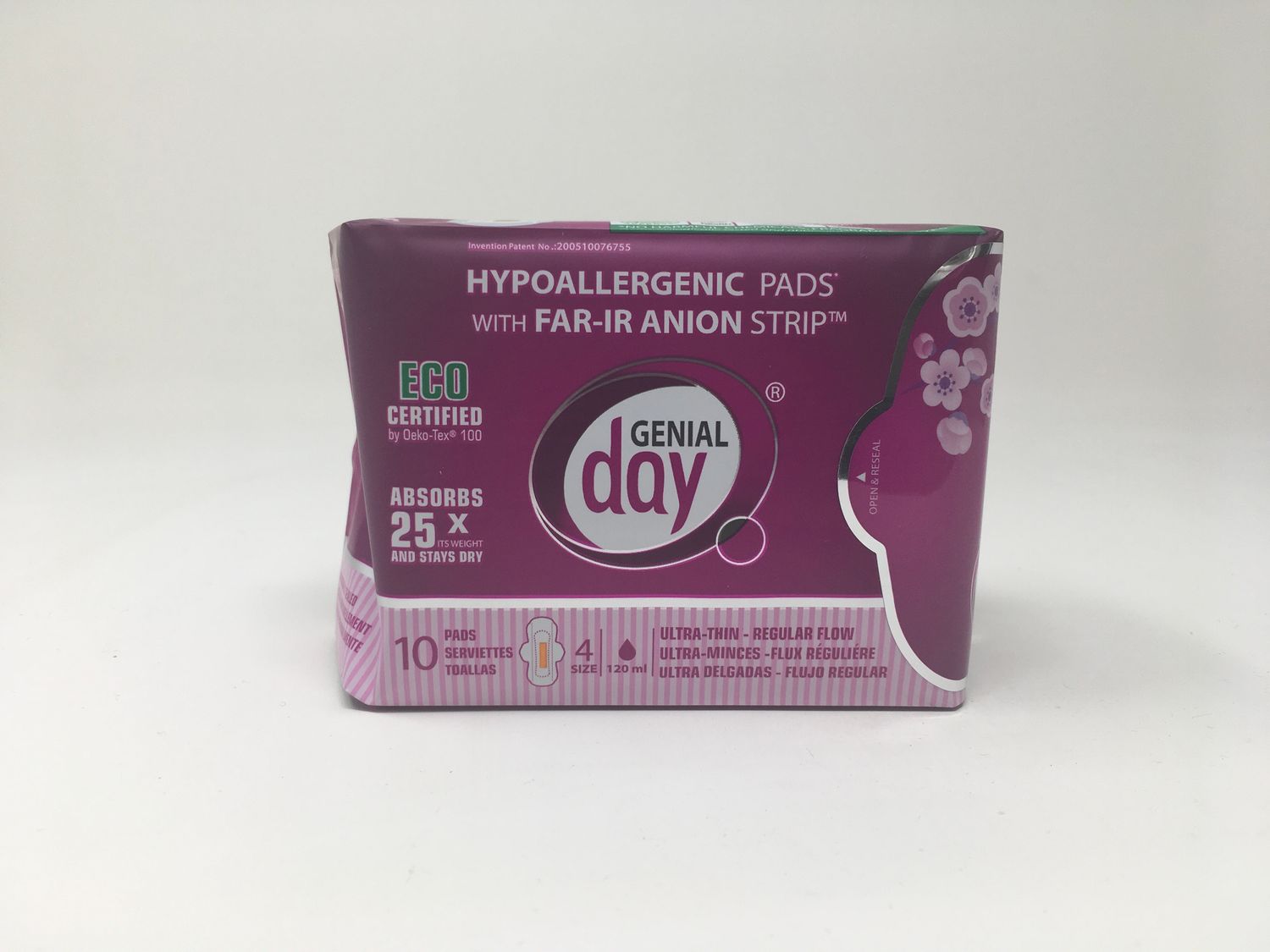 Genial Day Pads 4 size 10 pads