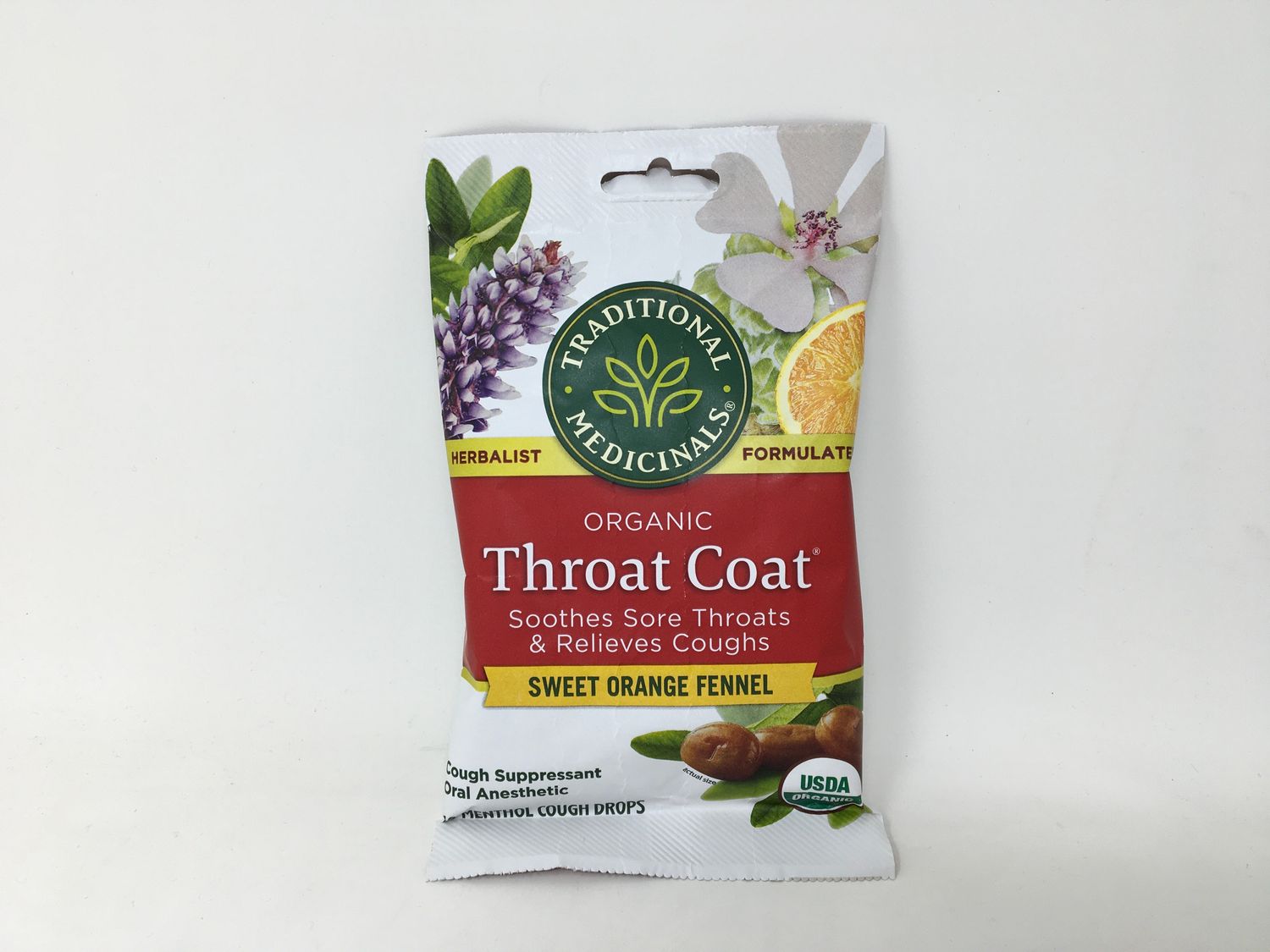 Throat Coat Sweet Orange Fennel 16Loz(Traditional Medicinals)