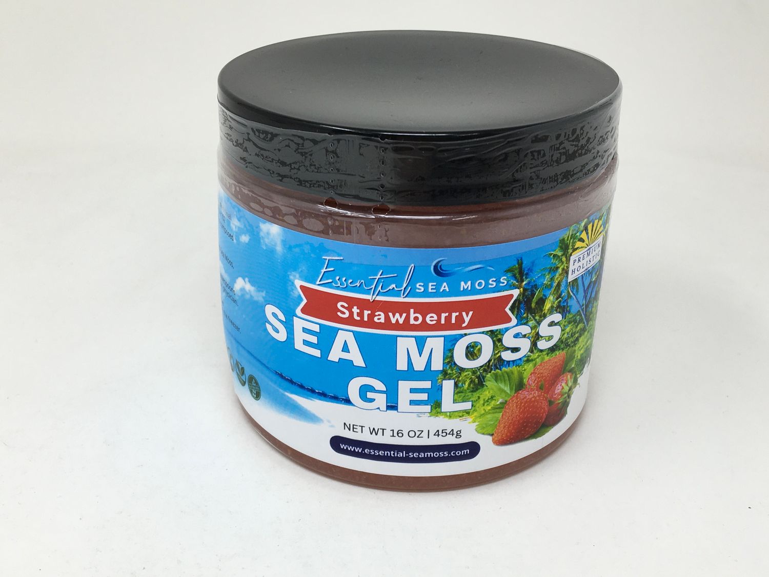 Sea Moss Gel Strawberry 16oz