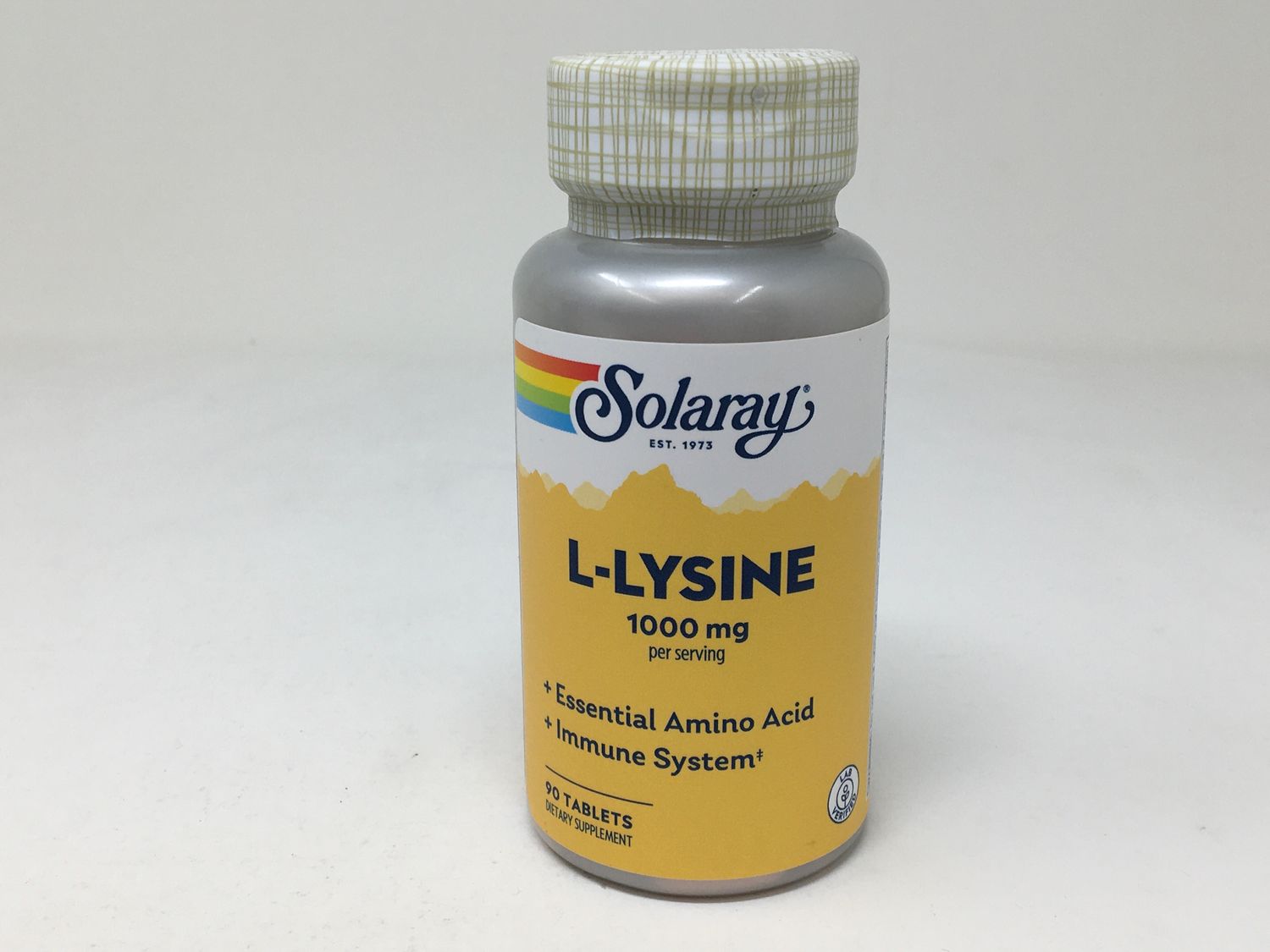 Lysine 1,000 mg 90 tabs (Solaray)