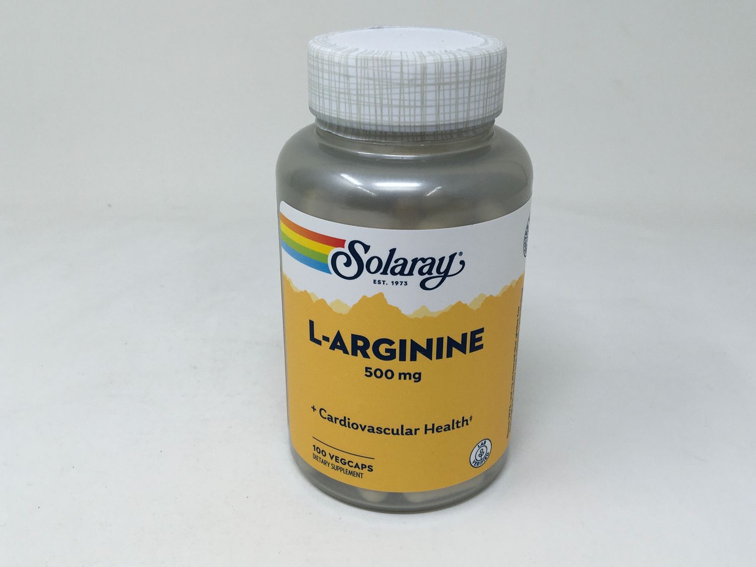L Arginine 500mg/100ct(Solaray)