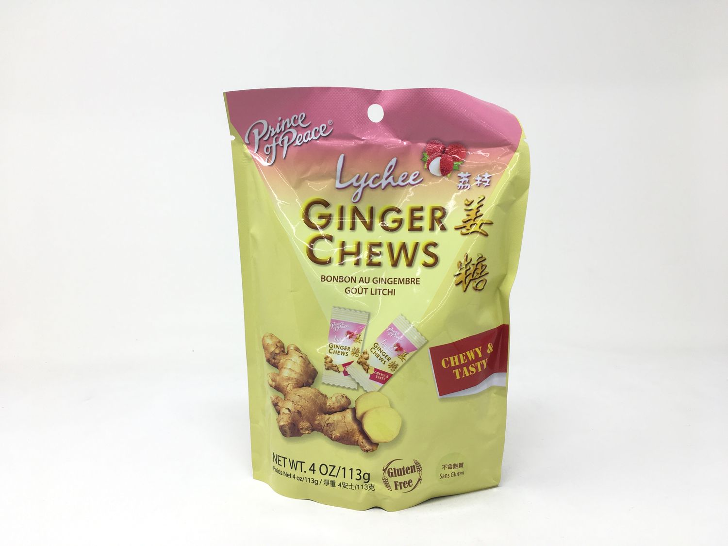 Ginger Chews/Lychee 4oz(Prince Of Peace)N.A
