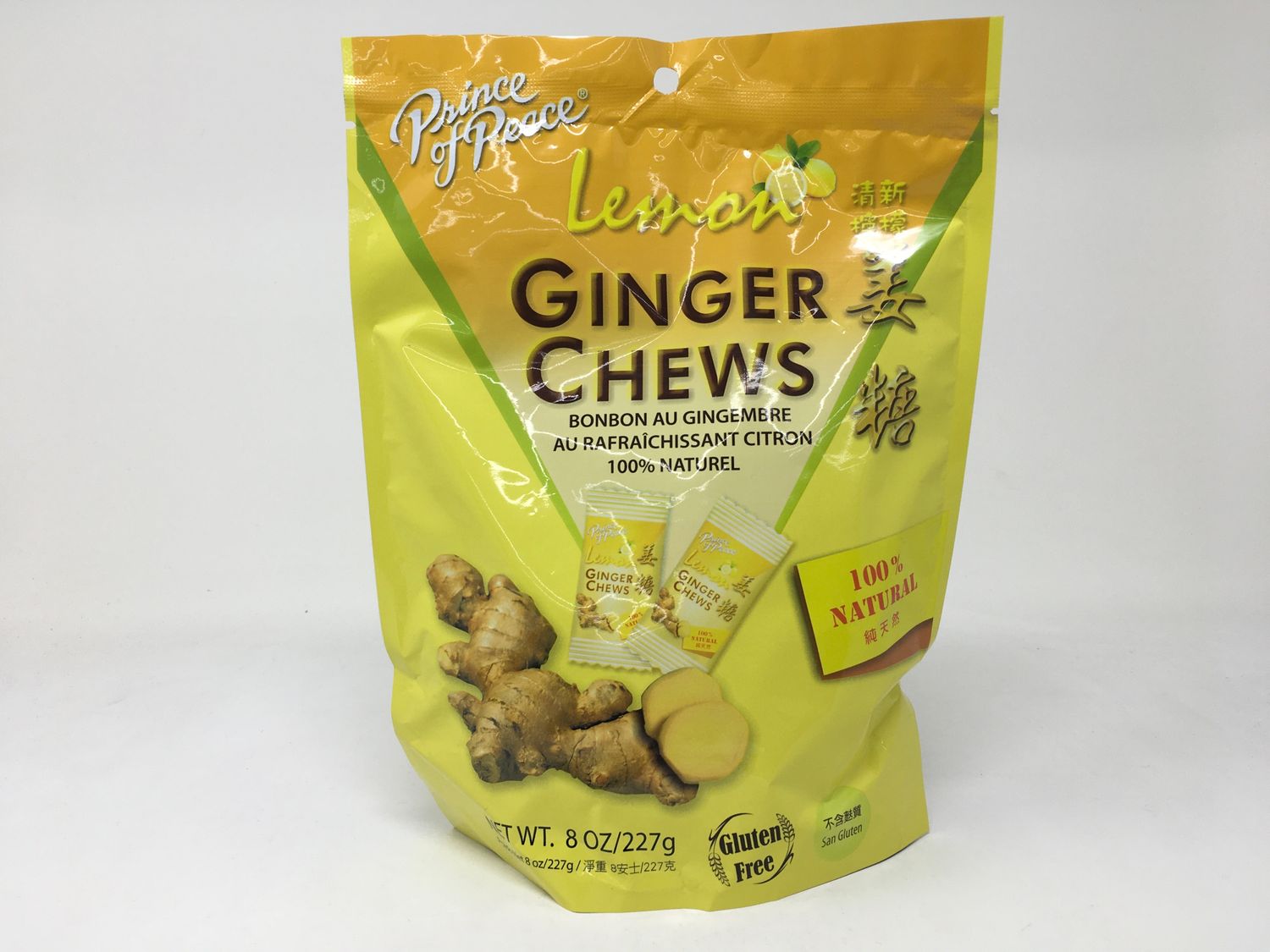 Ginger Chews/Lemon 8oz(Prince Of Peace)