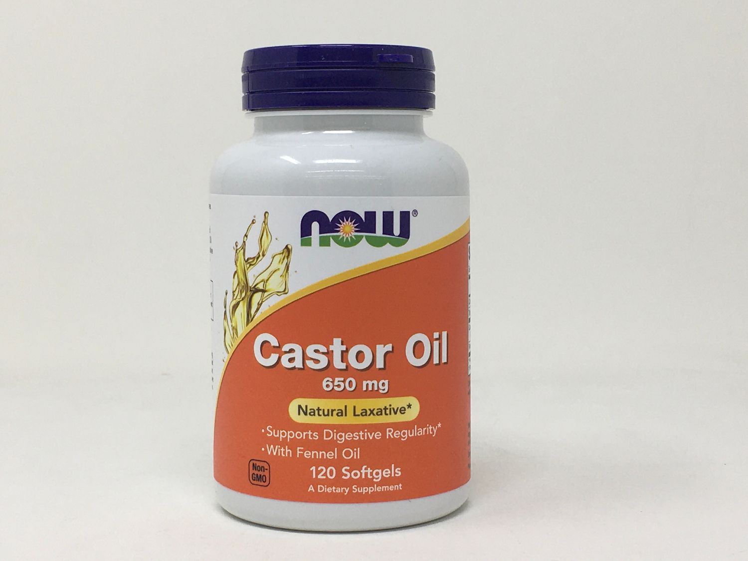 Castor  Oil 650mg 120sg (Now 1723)