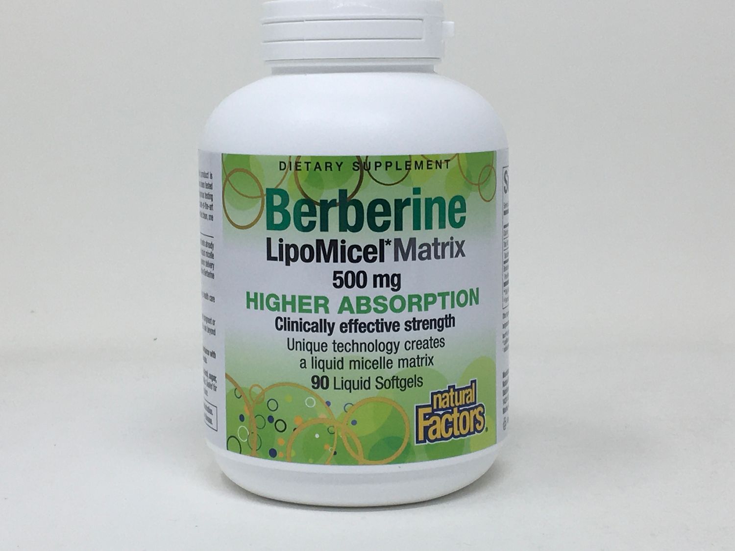 Berberine LipoMicel Matrix 500mg 90sg (Natural Factors)