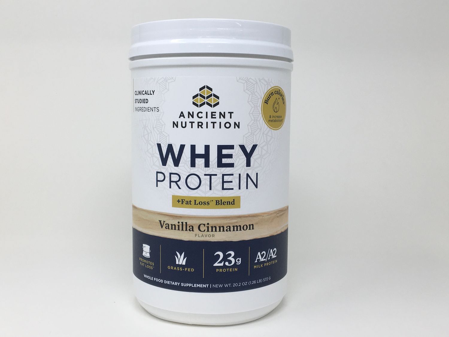 Whey Protein VanillaCinnamon 20serv./FatLossBlend(AncientNutrition)