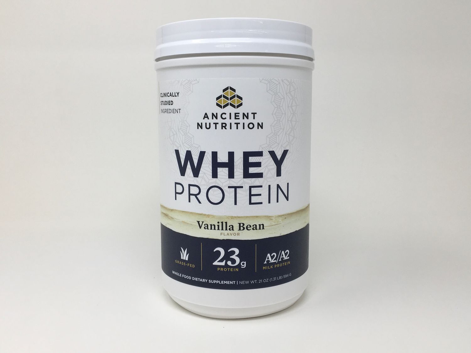 Whey Protein Vanilla Bean 22.8oz /20servings(AncientNutrition)