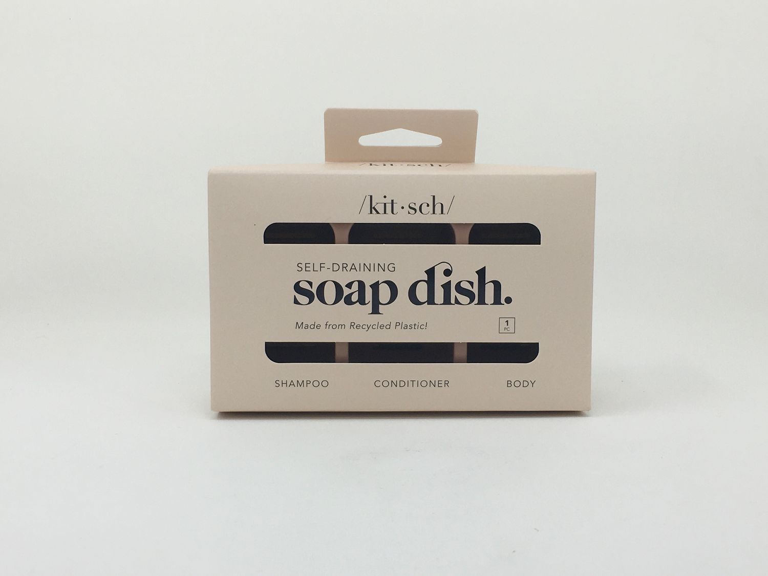 Self Draining Soap Dish 1piece/Terracotta(Kitsch)