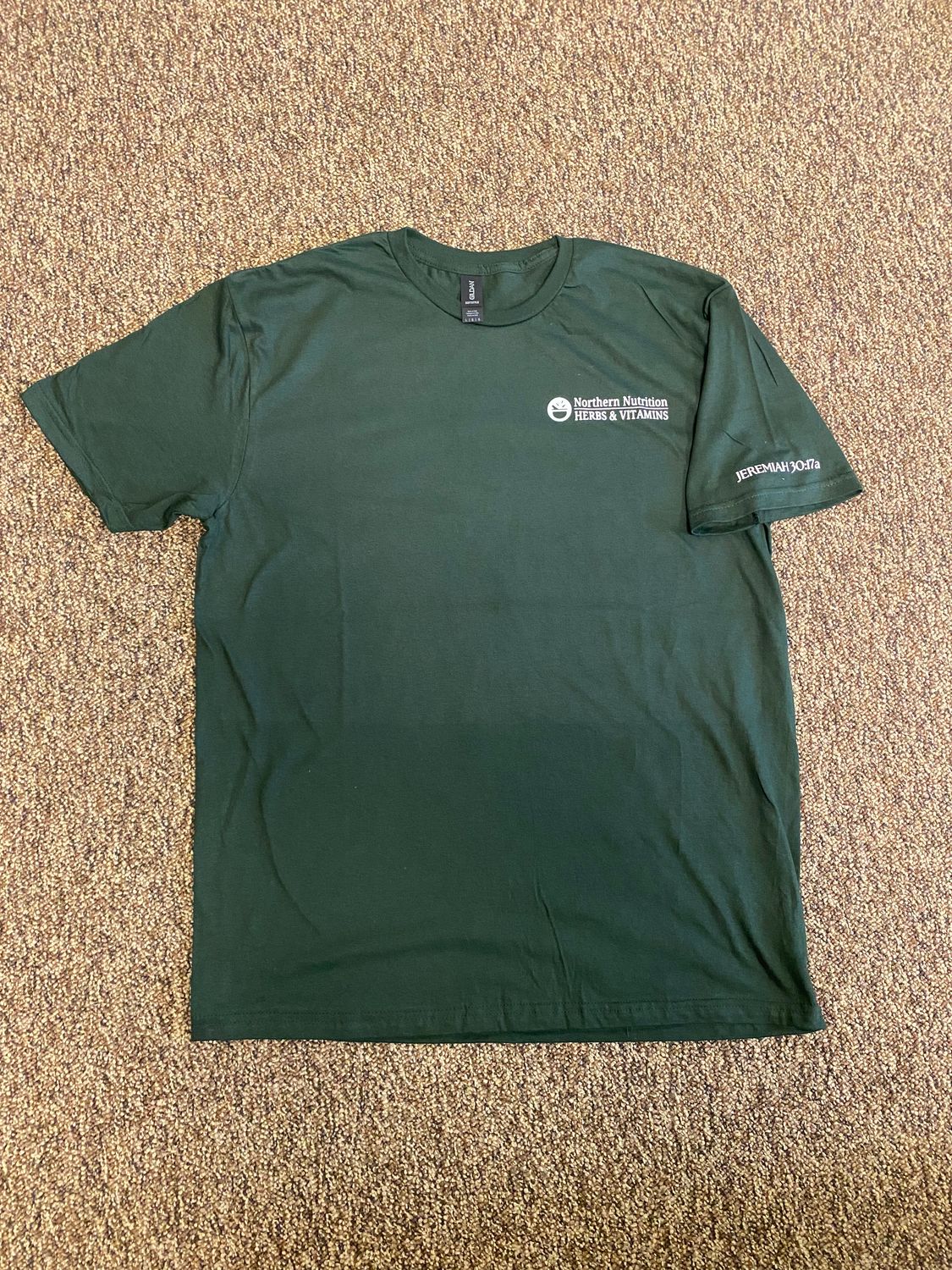 Northern Nutrition Shirt Green (Large)