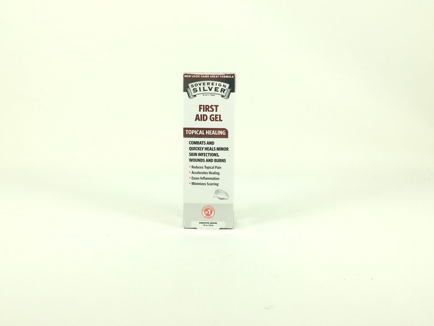 Bio Active Sovereign Silver First Aid Gel 1 oz Gel Pump (Sovereign Silver)