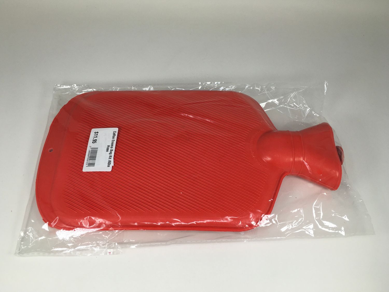 Coffee Enema Bag Kit /60in Hose/Red