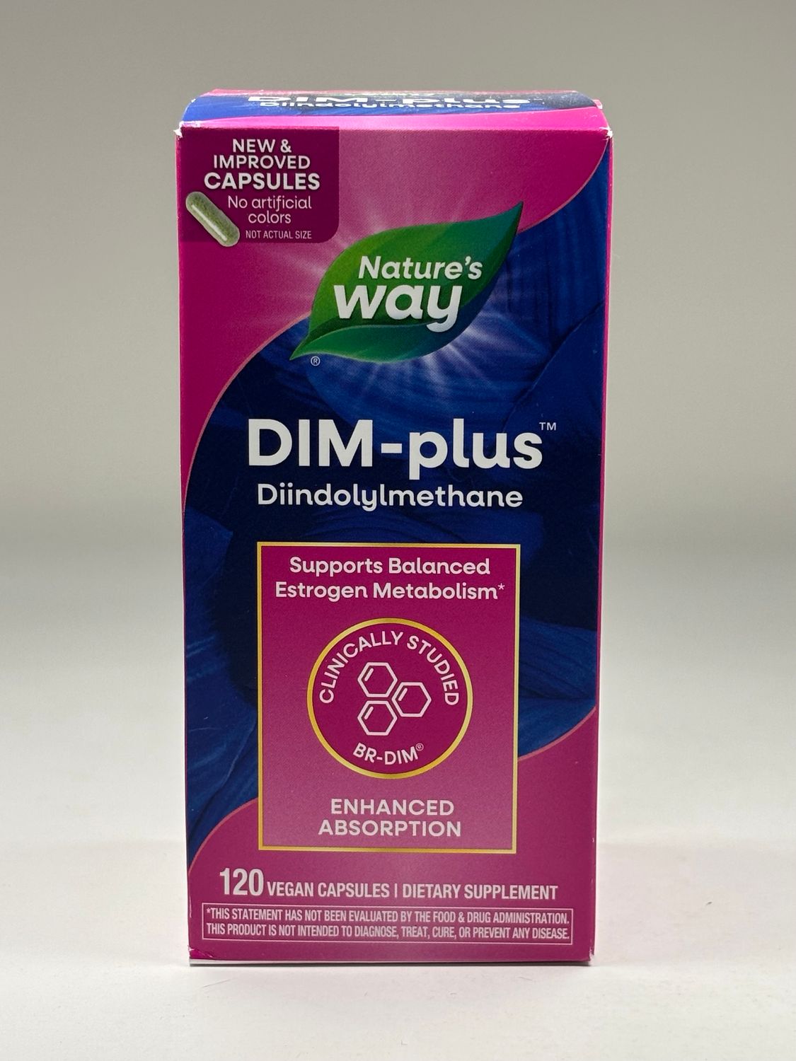 DIM -plus 120 Vcaps (Nature&#39;s Way)E.T.A 9-15