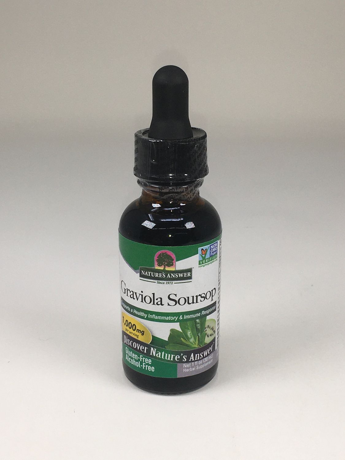 Graviola Soursop Alcohol Free 1 oz. (Nature&#39;sAnswer)