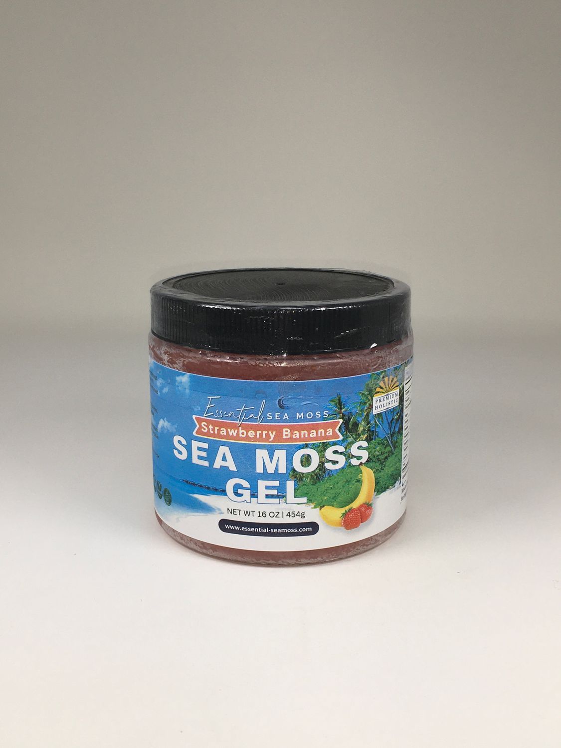 Sea Moss Gel Strawberry &amp; Banana 16oz