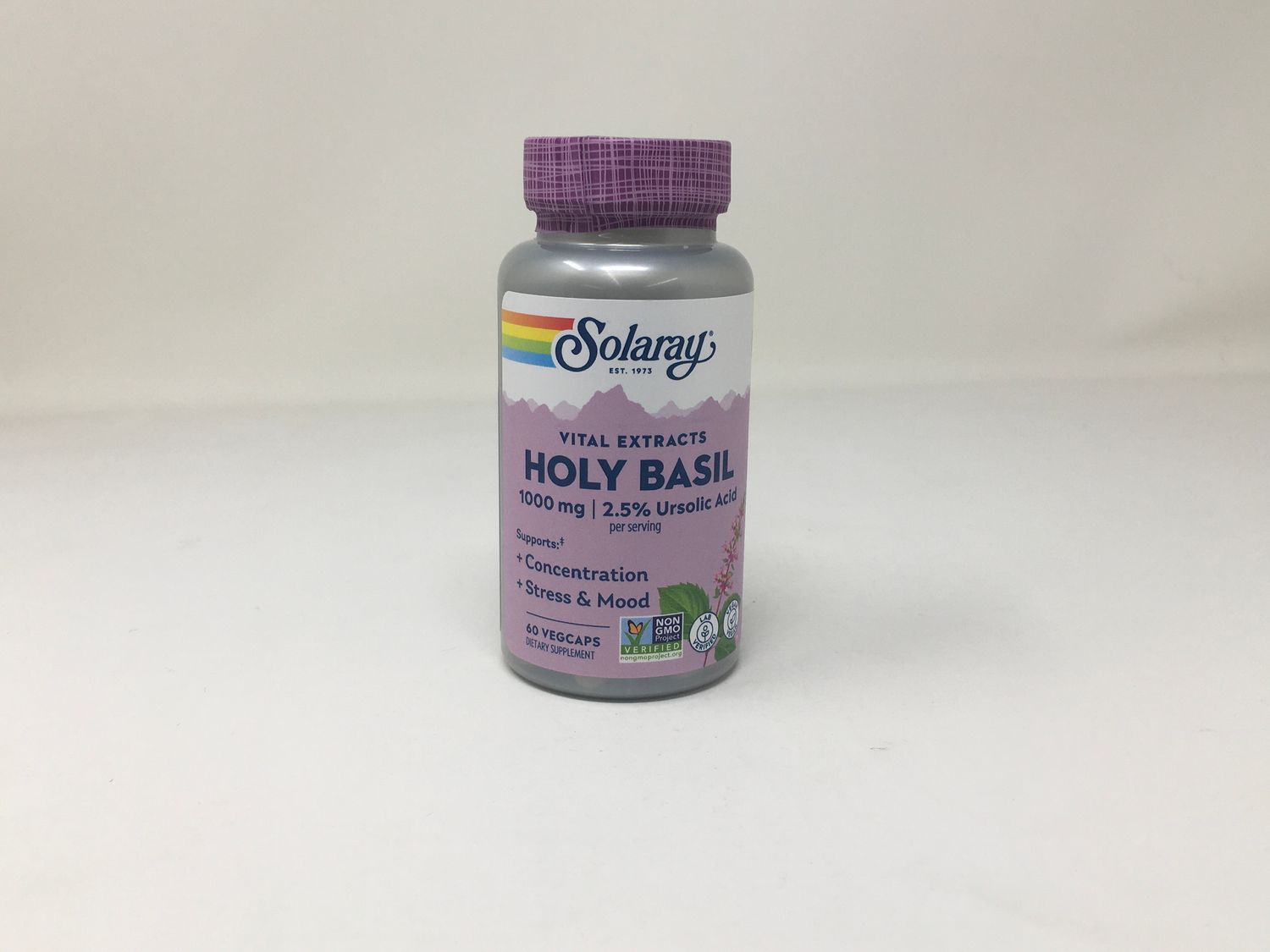 Holy Basil  Extract 60vcap 1000mg (Solaray)