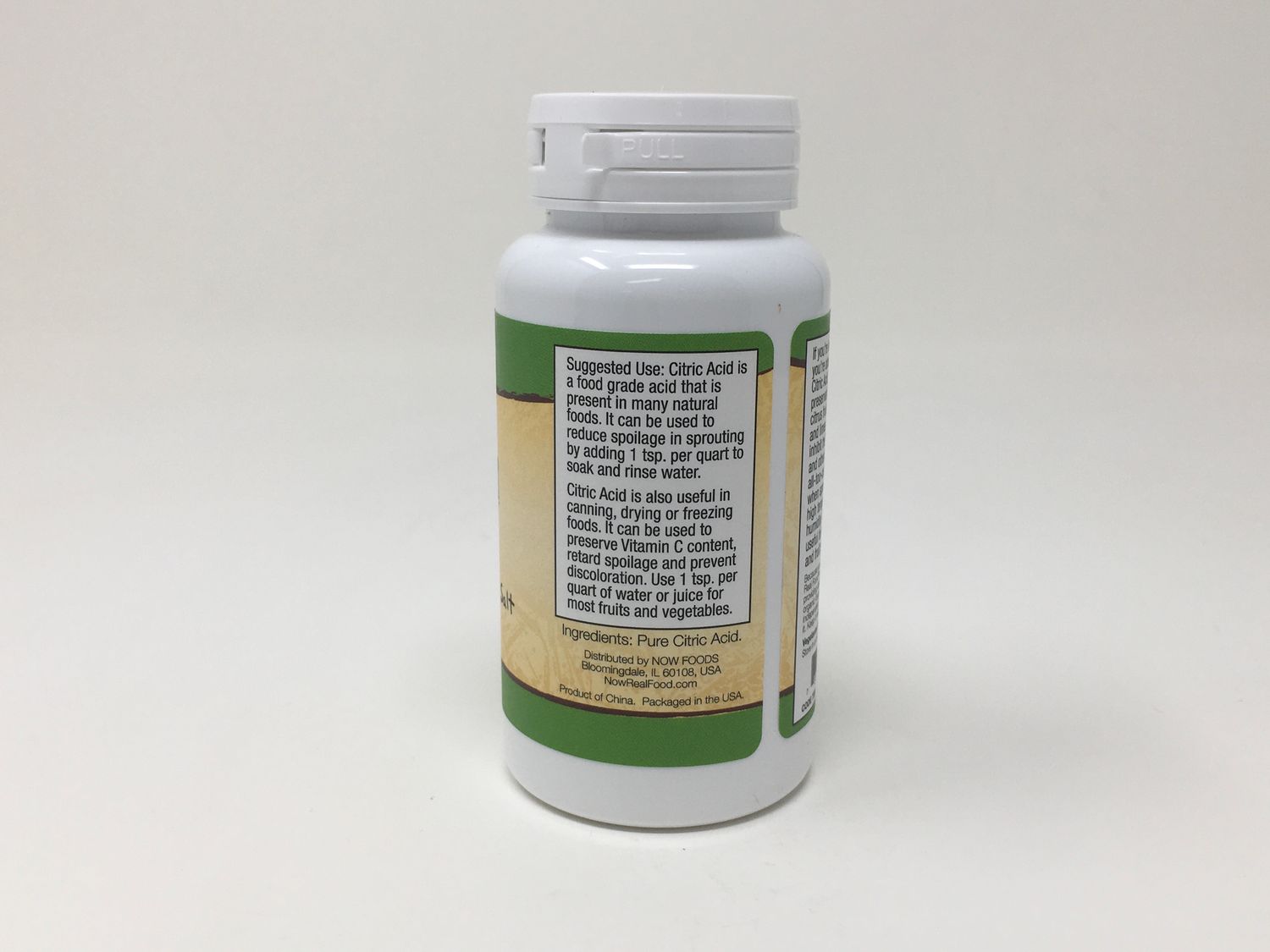 Citric Acid 4 oz (Now 7320)