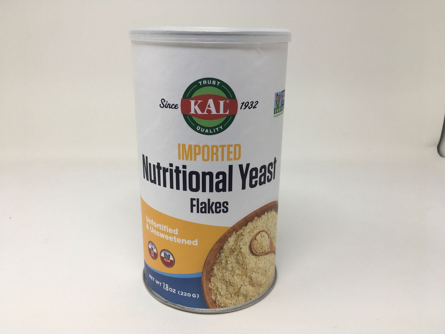 Nutritional Yeast Flakes Unfortified 7.8 oz (KAL)