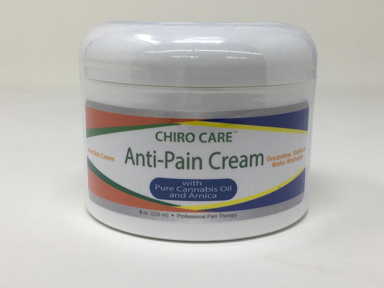 Chiro Care Anti-Pain Cream 8 oz. Jar Non-Squeezable