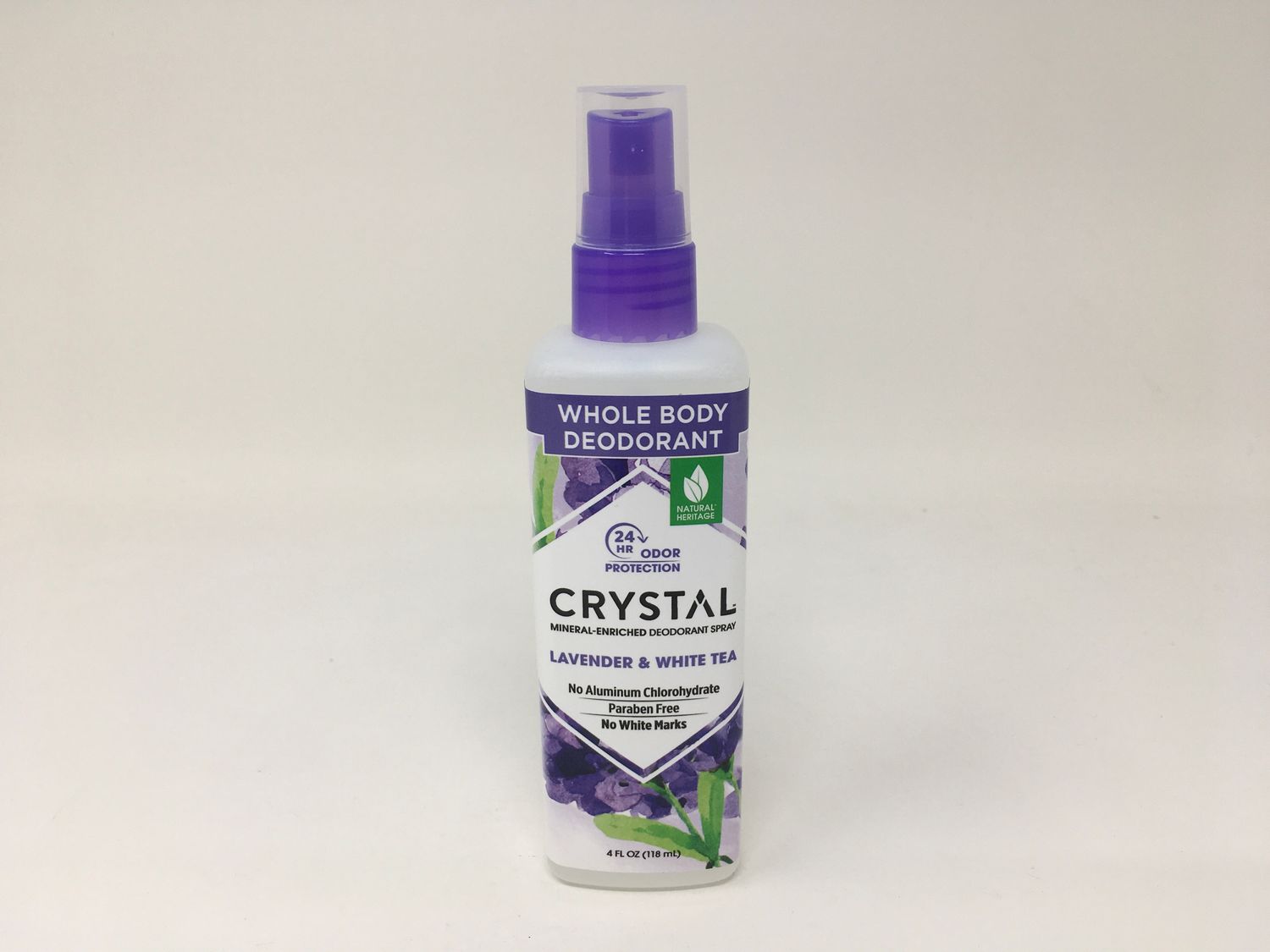 Crystal Deodorant Whole Body spray Lavender &amp; White Tea 4oz(Crystal)
