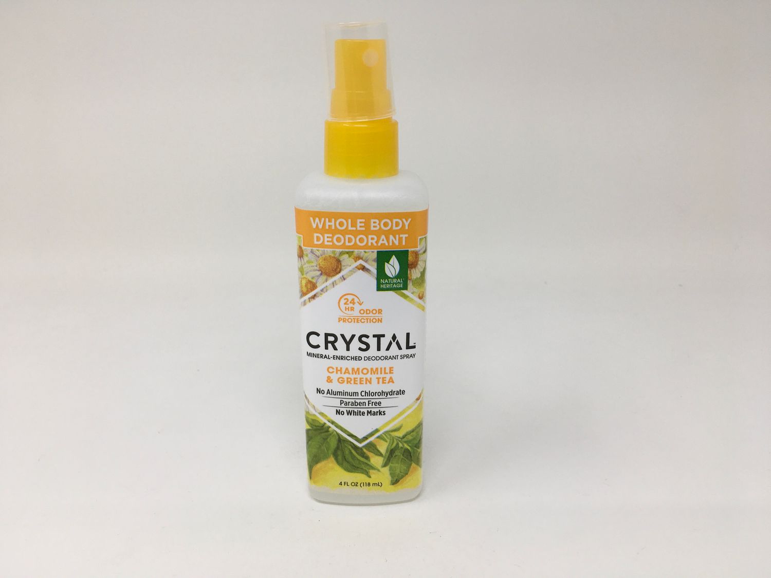 Crystal Deoderant Whole Body Spray Chamomile/Green Tea 4oz(Crystal)
