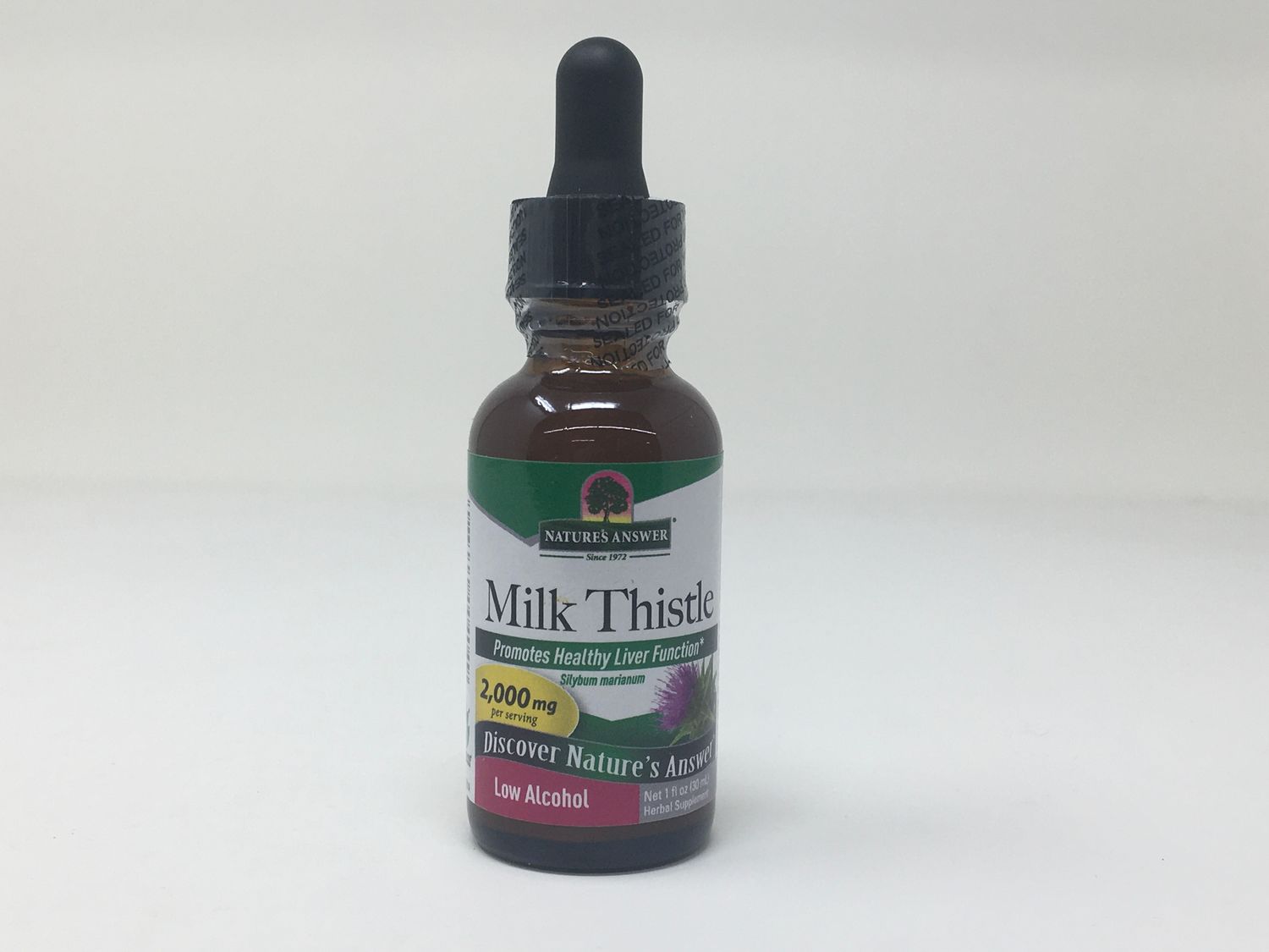 Milk Thistle Extract 1 oz.Low-Alcoholic( Nature's Answer)