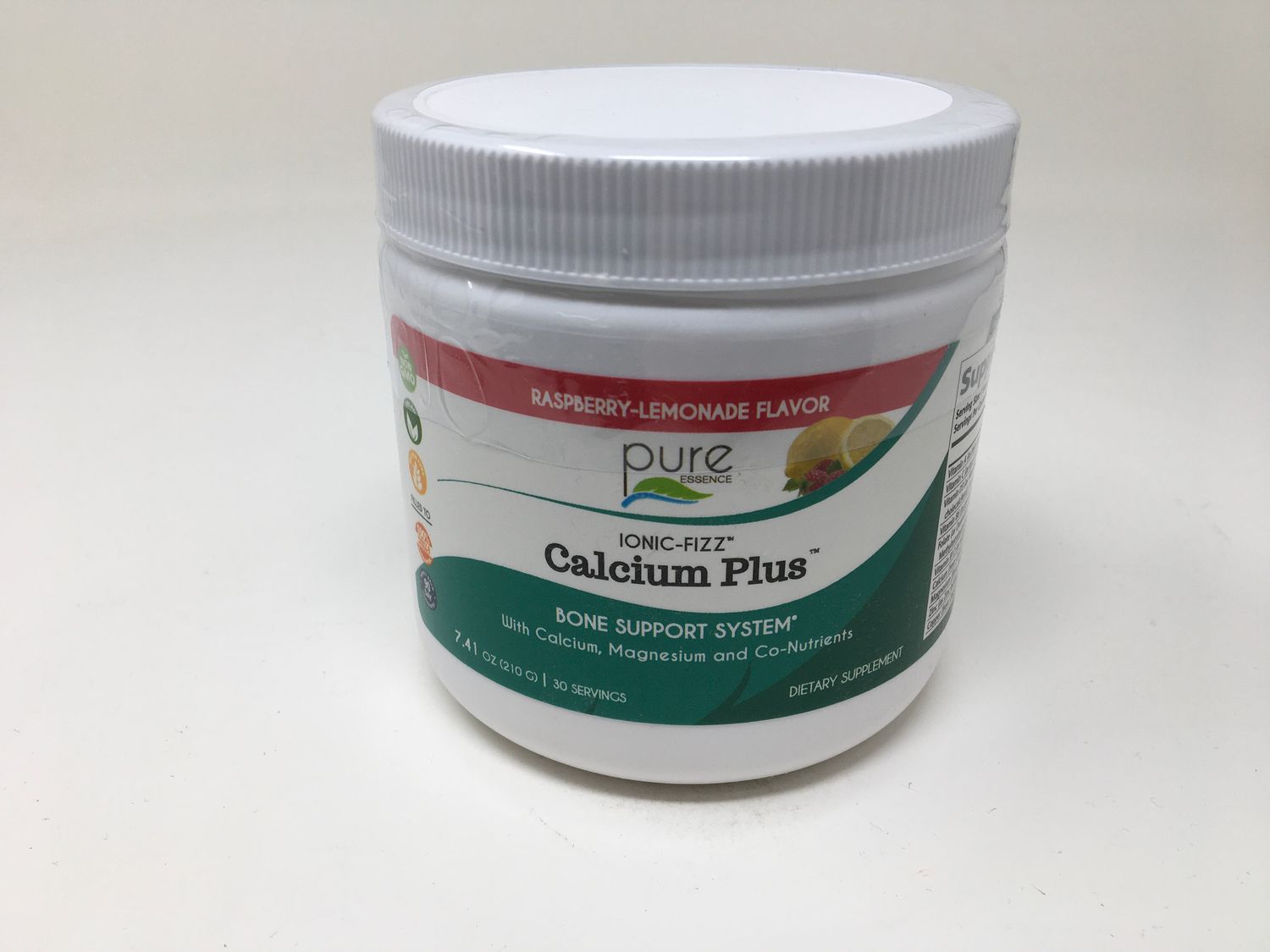 Calcium Plus Ionic Fizz Raspberry Lemonade 30 servings (Pure Essence)