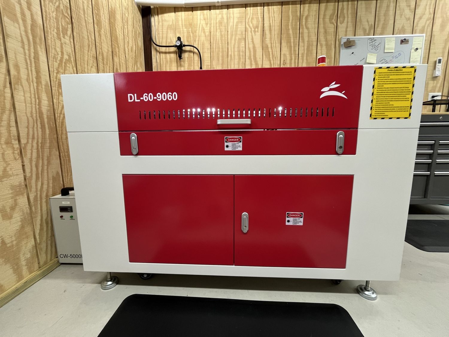 Pre-Owned Rabbit Laser DL-60-9060 CO₂ Laser Package (60W, Low Hours)