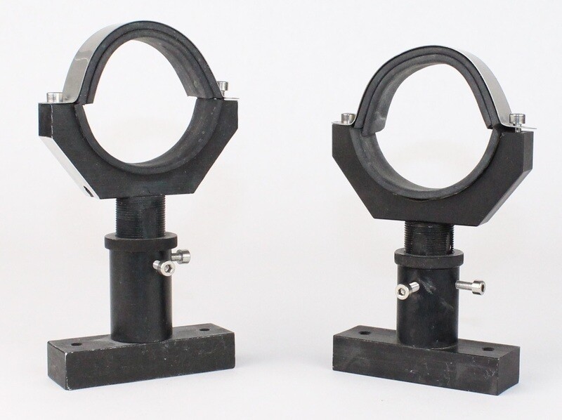 Laser Tube Mount Clamp Set Clamping Diameter - 65mm - QX
