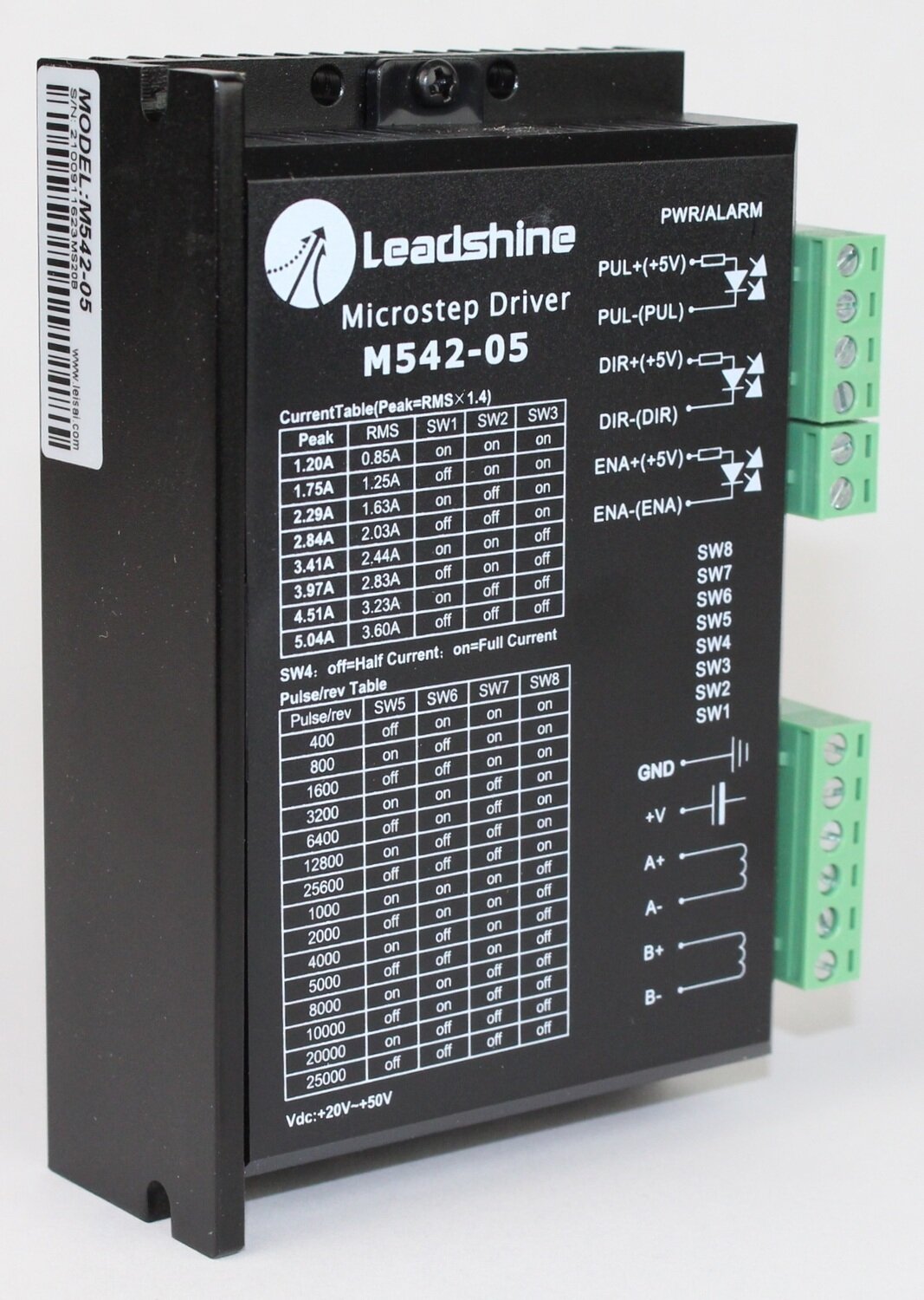 Bi-Polar Stepper Motor Driver (Part Number SMD-M542-05)