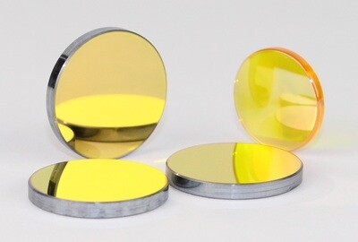 Premium 63.5mm (2.5") CO2 Focus Lens & 25mm Mirror Bundle