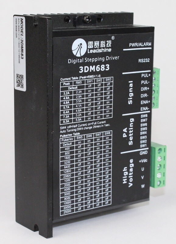 3-Phase Stepper Motor Driver (Part Number SMD-3DM683) 3-Phase Stepper Motor Driver (Part Number SMD-3DM683)