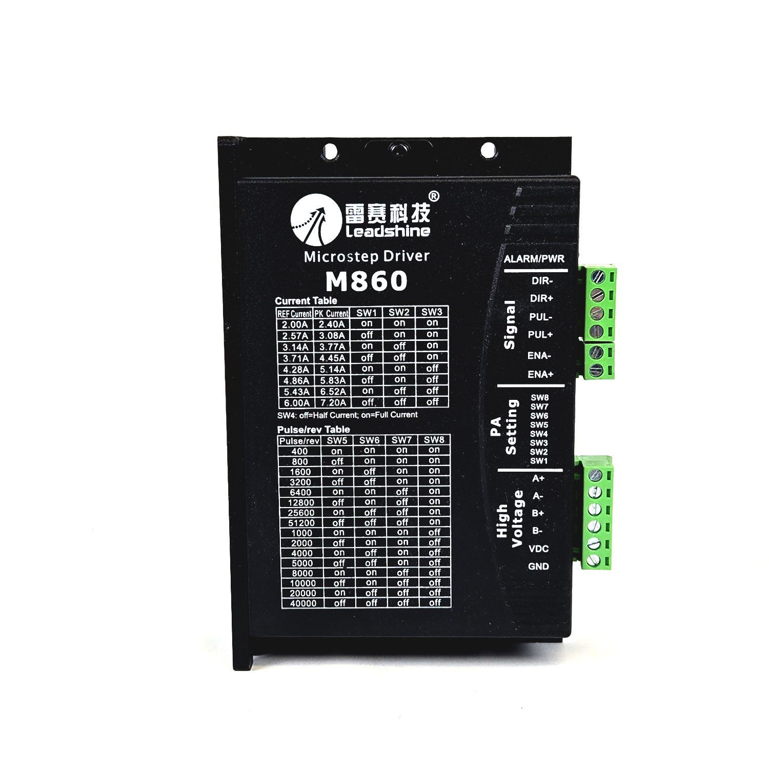 SMD-M860 Bipolar Microstep Stepper Motor Driver – 24–80VDC