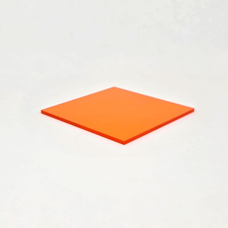 Acrylic Sheet - Orange Clear Acrylic Sheet - Orange Clear