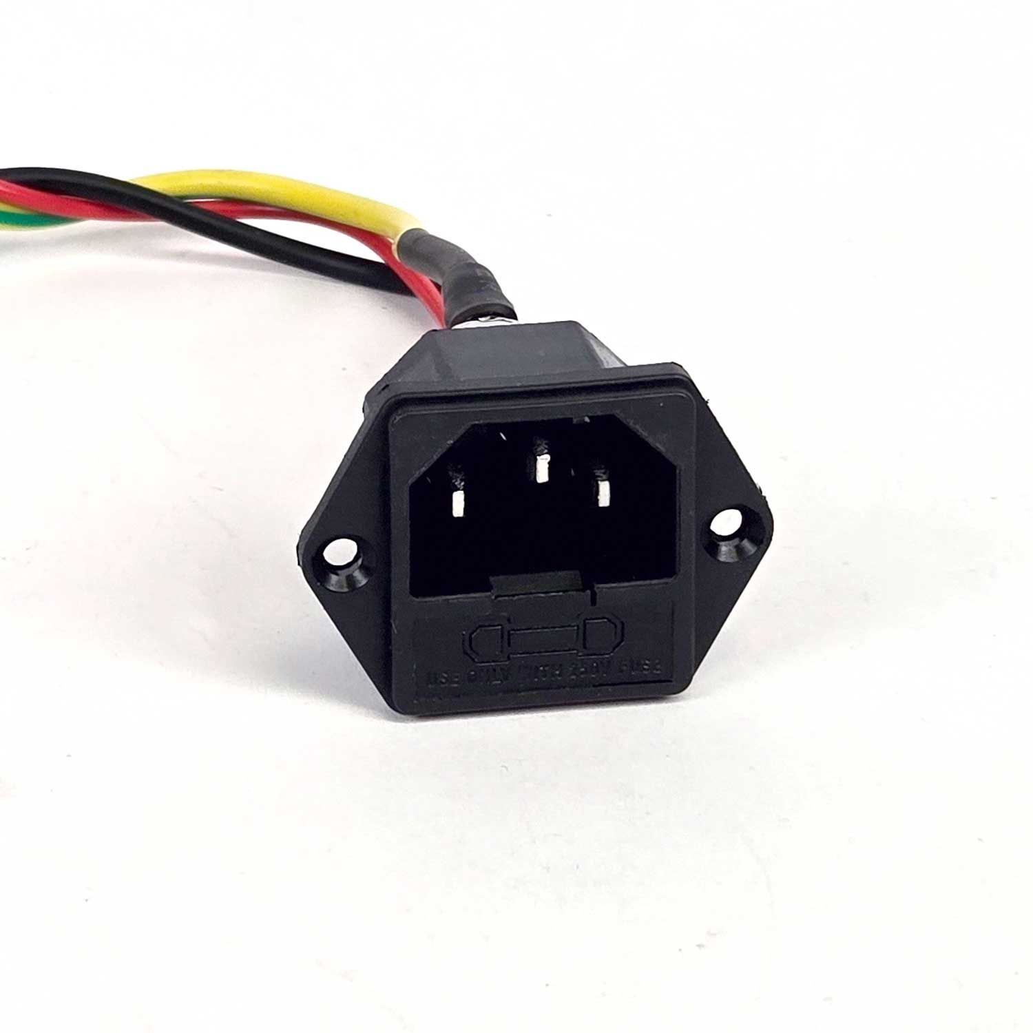 Laser Machine Power Plug Receptacle - 10A, 250V