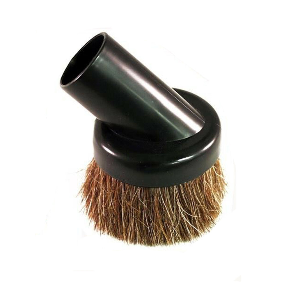 *Attachment* 1 1/4" Round Dust Brush Horse Hair Tool. Black