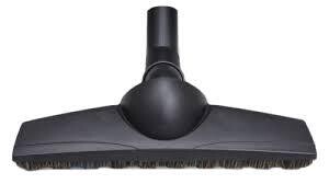 13" Wide - 1 1/4" Diameter - Dual Pivot - Horse Hair - Floor Tool - Castle Cut (Black)