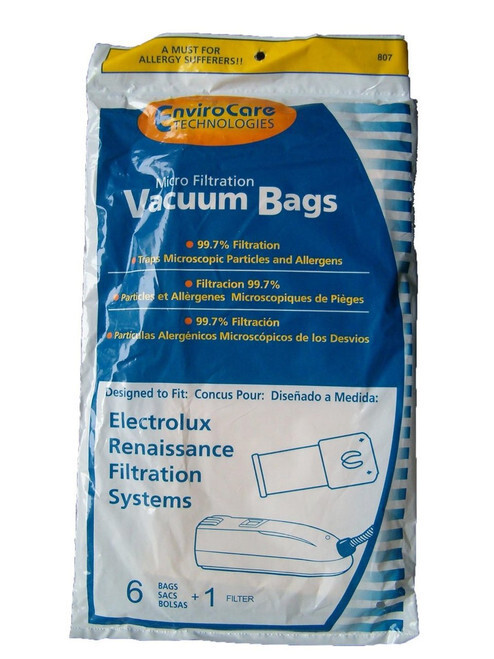 *Bags* Electrolux Canister Type R (Renaissance) Service Pack (6 Bags, 1 Filter)