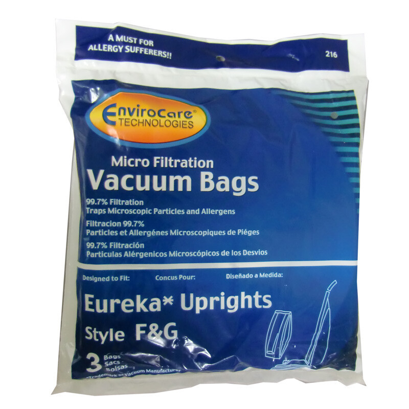 *Bags* Eureka Uprights Type F&G Paper (3 Pack)